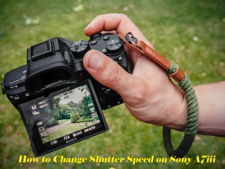 How to Change Shutter Speed on Sony A7iii